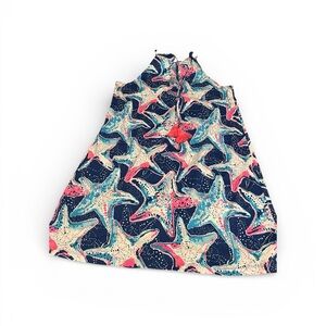 Lilly Pulitzer Starfish Pattern Sleeveless Dress